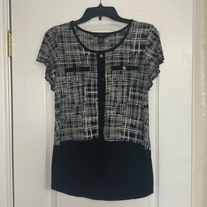 WOMENS SMALL LIZ MCCOY PATTERN SHIRT